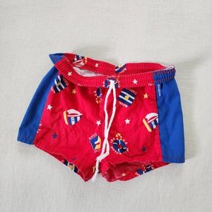Vintage Oshkosh Yacht Club Swim Shorts kids 6